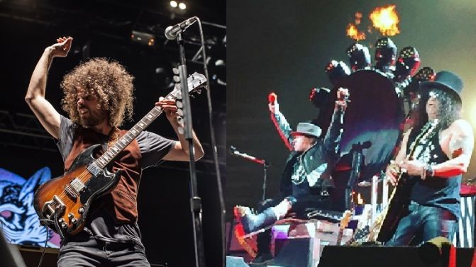 Wolfmother and Guns n Roses (via Musicfeeds)