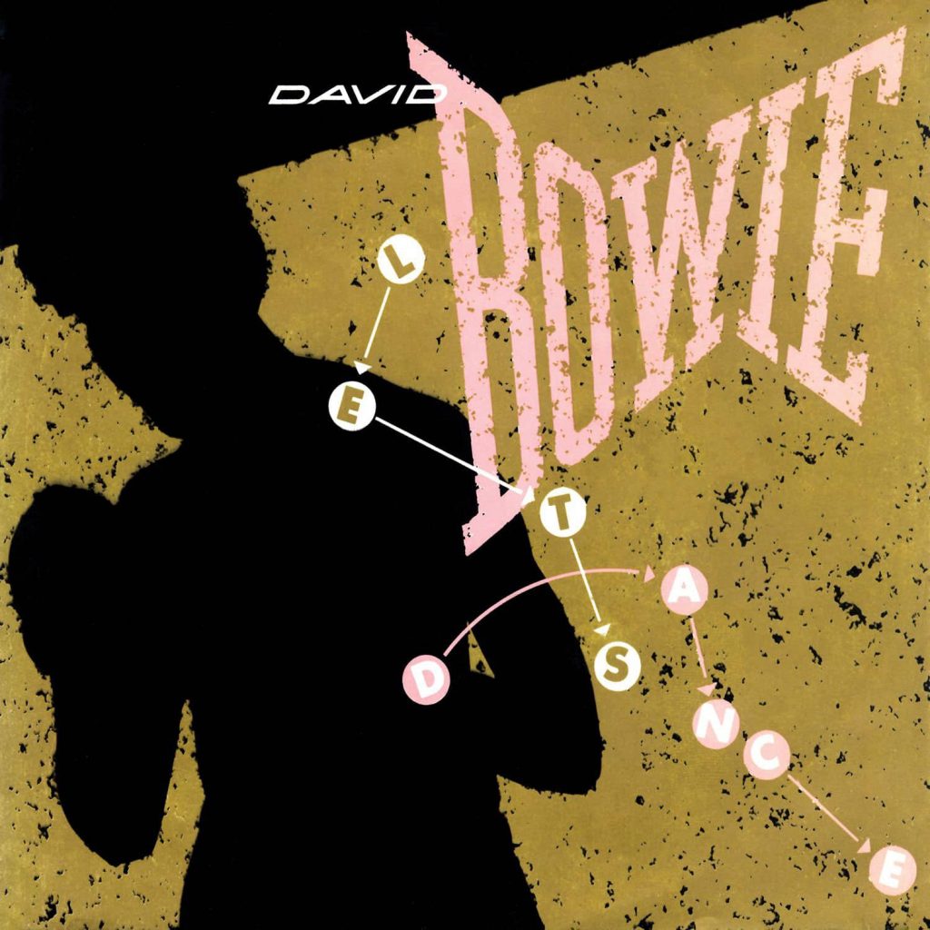Cover art for David Bowie's single, Let's Dance