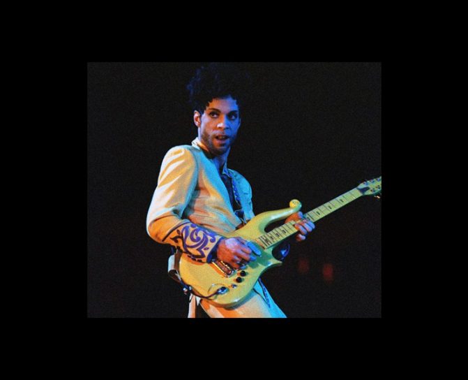 prince on guitar in the 90s