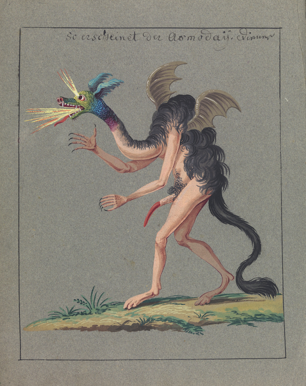 Illustration of a hybrid monster.